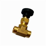 วาล์วเข็มแรงดันสูงเครื่องทองเหลือง