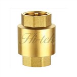 เช็ควาล์วแนวตั้งสปริงอินไลน์ทองเหลือง